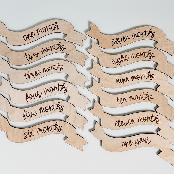 Milestone Markers, Baby Shower Gift, Hot Air Balloon, Baby Milestone Cards, Baby - Picture 3 of 3